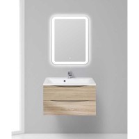 Тумба под раковину BelBagno Marino MARINO-800-2C-SO-WO-P 80 см, подвесная, цвет белый дуб (rovere bianco)