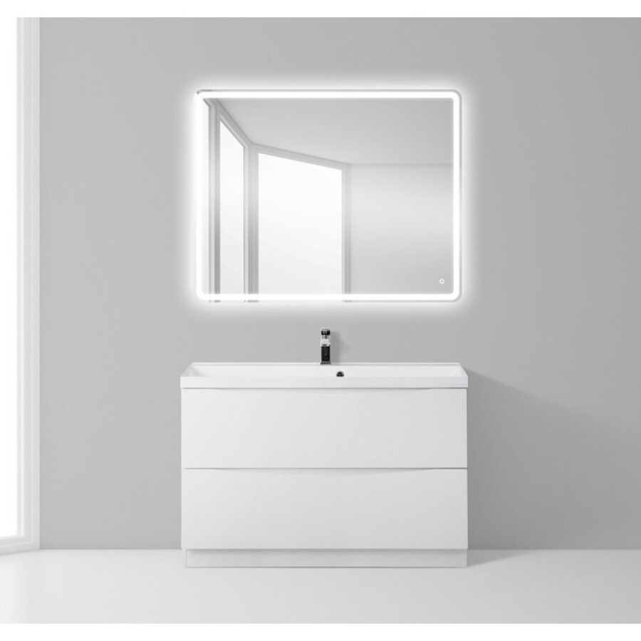 Тумба под раковину BelBagno Marino MARINO-900-2C-PIA-BL-P, 90 х 45 х 80 см, Bianco Lucido - белый глянец