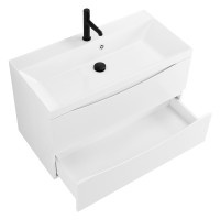 Тумба под раковину BelBagno Marino MARINO-900-2C-SO-BO-P, 90 х 45 х 55 см, Bianco Opaco - белый матовый