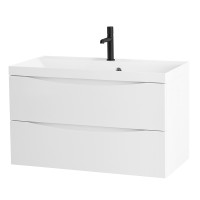 Тумба под раковину BelBagno Marino MARINO-900-2C-SO-BO-P, 90 х 45 х 55 см, Bianco Opaco - белый матовый