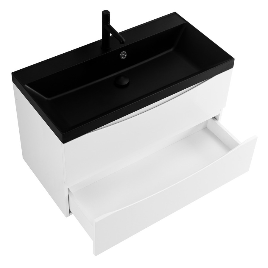 Тумба под раковину BelBagno Marino MARINO-900-2C-SO-BO-P, 90 х 45 х 55 см, Bianco Opaco - белый матовый