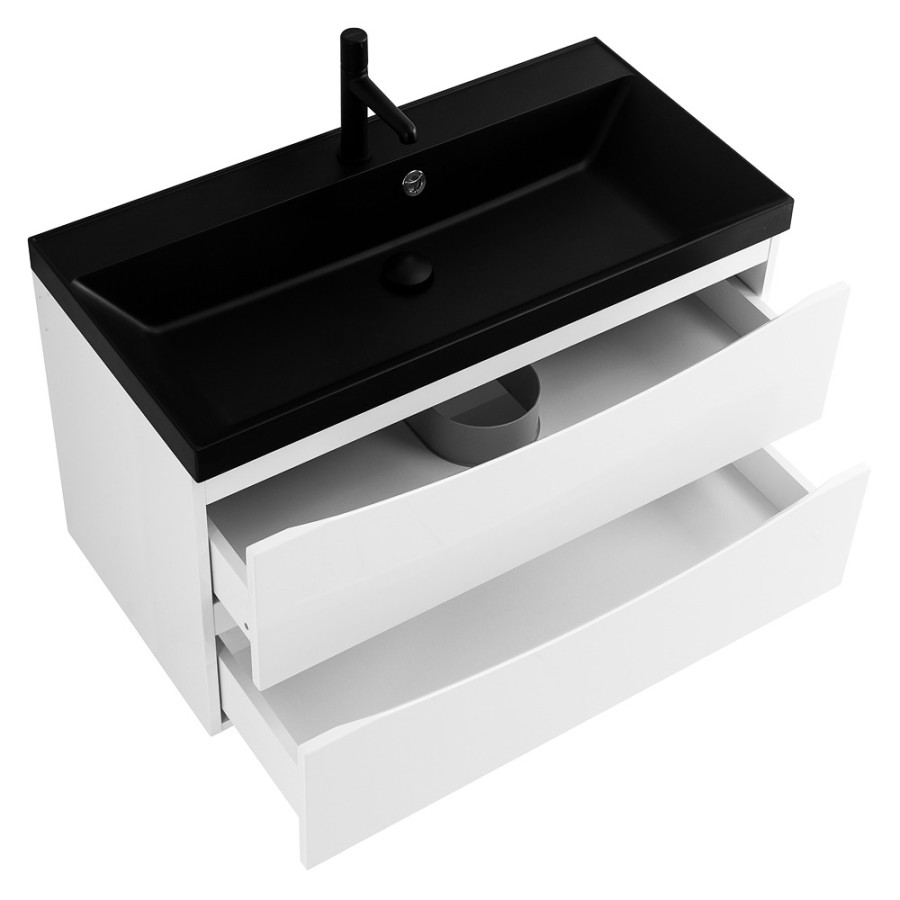 Тумба под раковину BelBagno Marino MARINO-900-2C-SO-BO-P, 90 х 45 х 55 см, Bianco Opaco - белый матовый