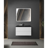 Тумба под раковину BelBagno Marino MARINO-900-2C-SO-BO-P, 90 х 45 х 55 см, Bianco Opaco - белый матовый