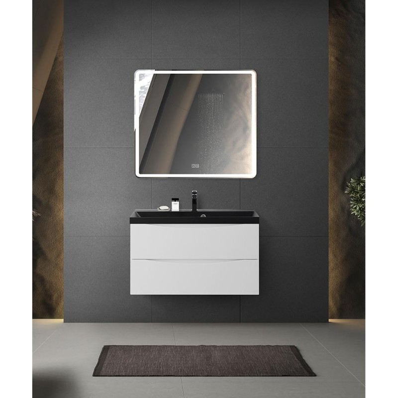 Тумба под раковину BelBagno Marino MARINO-900-2C-SO-BO-P, 90 х 45 х 55 см, Bianco Opaco - белый матовый