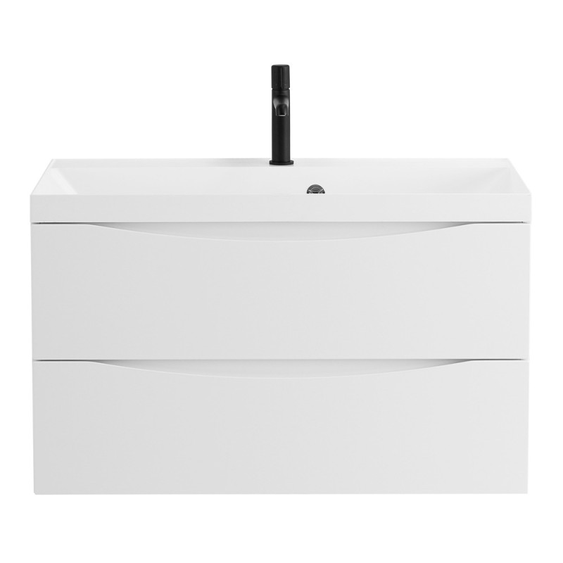 Тумба под раковину BelBagno Marino MARINO-900-2C-SO-BO-P, 90 х 45 х 55 см, Bianco Opaco - белый матовый