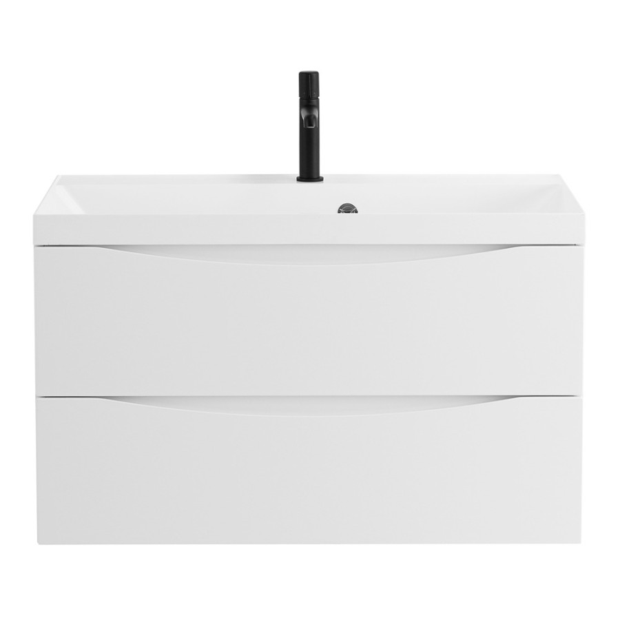 Тумба под раковину BelBagno Marino MARINO-900-2C-SO-BO-P, 90 х 45 х 55 см, Bianco Opaco - белый матовый