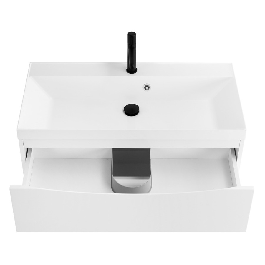 Тумба под раковину BelBagno Marino MARINO-900-2C-SO-BO-P, 90 х 45 х 55 см, Bianco Opaco - белый матовый