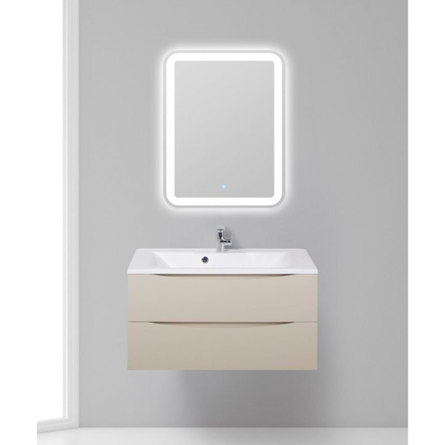 Тумба под раковину BelBagno Marino MARINO-900-2C-SO-CO-P, 90 х 45 х 55 см, Crema Opaco - бежевый матовый