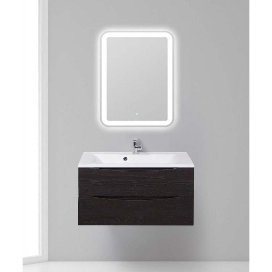 Тумба под раковину BelBagno Marino MARINO-900-2C-SO-RCA-P, 90 х 45 х 55 см, Rovere Cioccolato Amaro - коричневый темный