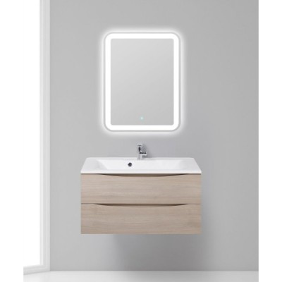 Тумба под раковину BelBagno Marino MARINO-900-2C-SO-RG-P, 90 х 45 х 55 см, Rovere Grigio - светлое дерево