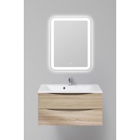 Тумба под раковину BelBagno Marino MARINO-900-2C-SO-WO-P, 90 х 45 х 55 см, Rovere Bianco - светло-коричневый