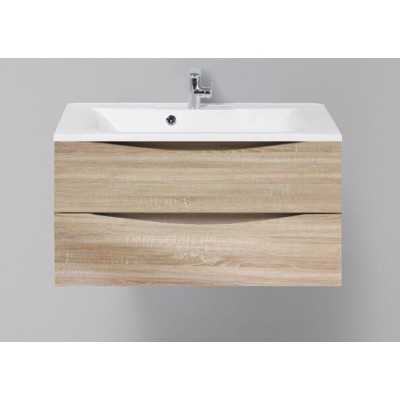 Тумба под раковину BelBagno Marino MARINO-900-2C-SO-WO-P, 90 х 45 х 55 см, Rovere Bianco - светло-коричневый