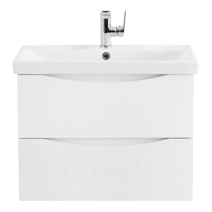 Тумба под раковину BelBagno Marino-Cer 60, подвесная, цвет Bianco Opaco, Marino-Cer-600-2C-SO-BO-P