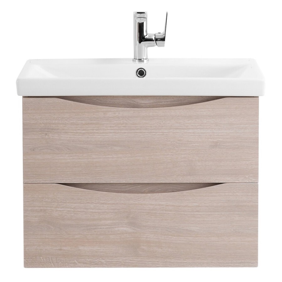 Тумба под раковину BelBagno Marino-Cer 70 см, подвесная, цвет Rovere Grigio, MARINO-CER-700-2C-SO-RG-P