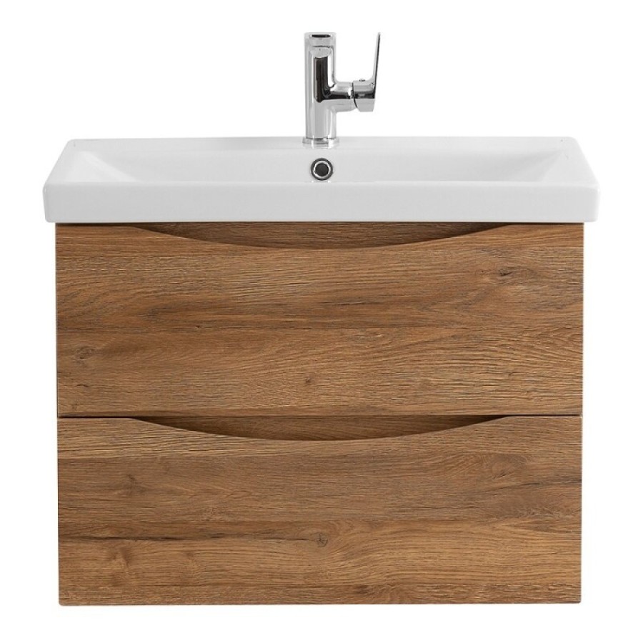 Тумба под раковину BelBagno Marino-Cer 70 см, подвесная, цвет Rovere Rustico, MARINO-CER-700-2C-SO-RR-P