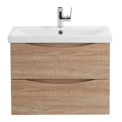 Тумба под раковину BelBagno Marino-Cer 70 см, подвесная, цвет Rovere Bianco, MARINO-CER-700-2C-SO-WO-P