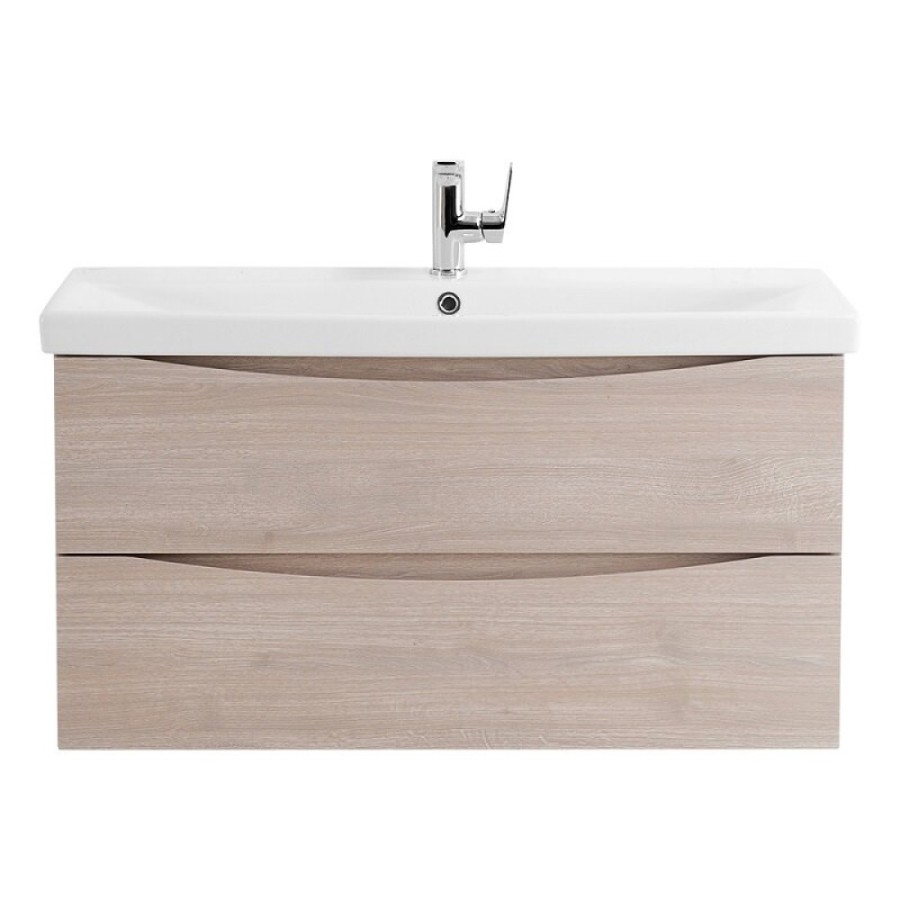 Тумба под раковину BelBagno Marino-Cer 80, подвесная, цвет Rovere Grigio, MARINO-CER-800-2C-SO-RG-P