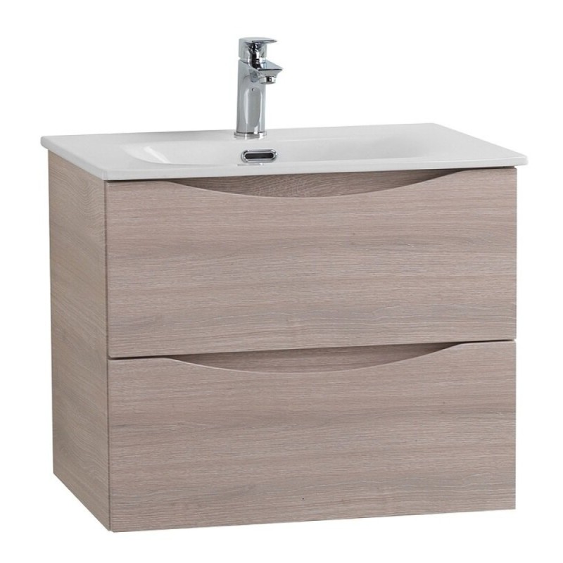 Тумба под раковину BelBagno Marino-Cer-Mini-500-2C-SO-RG-P, 50 см, подвесная, Rovere Grigio
