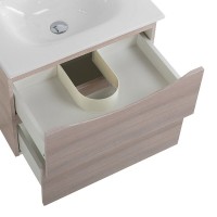 Тумба под раковину BelBagno Marino-Cer-Mini-500-2C-SO-RG-P, 50 см, подвесная, Rovere Grigio