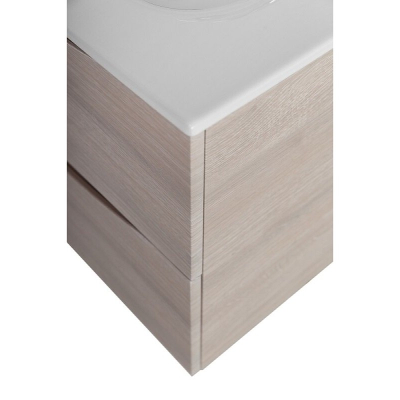 Тумба под раковину BelBagno Marino-Cer-Mini-500-2C-SO-RG-P, 50 см, подвесная, Rovere Grigio