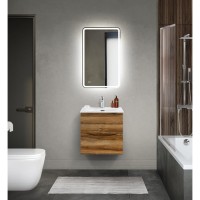 Тумба под раковину BelBagno Marino-Cer-Mini-500-2C-SO-RR-P, 50 см, подвесная, Rovere Rustico