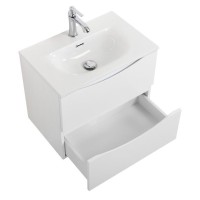 Тумба под раковину BelBagno Marino-Cer-Mini-600-2C-SO-BO-P, 60 см, подвесная, Bianco Opaco
