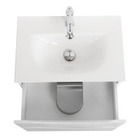 Тумба под раковину BelBagno Marino-Cer-Mini-600-2C-SO-BO-P, 60 см, подвесная, Bianco Opaco