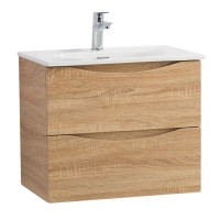 Тумба под раковину BelBagno Marino-Cer-Mini-600-2C-SO-WO-P, 60 см, подвесная, Rovere Bianco