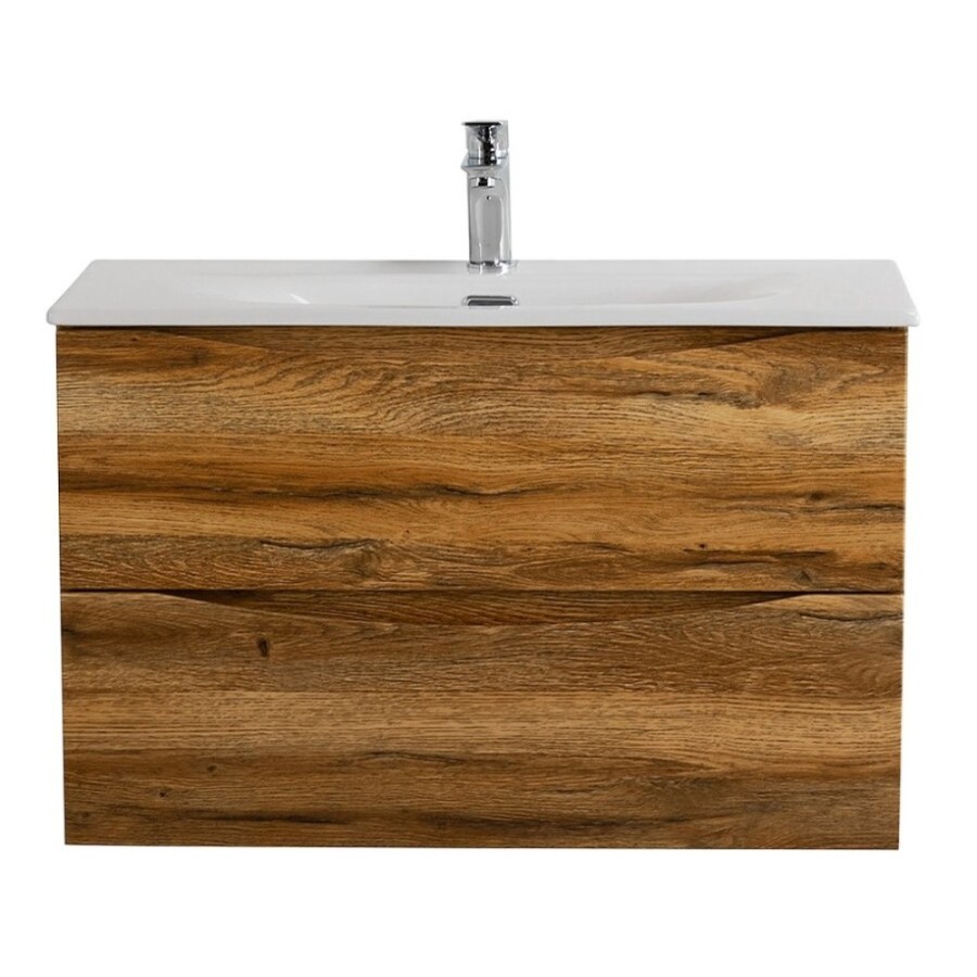 Тумба под раковину BelBagno Marino-Cer-Mini-700-2C-SO-RR-P, 70 см, подвесная, Rovere Rustico