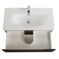 Тумба под раковину BelBagno Marino-Cer-Mini-800-2C-SO-RNG-P, 80 см, подвесная, Rovere Nature Grigio