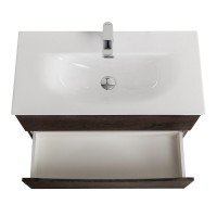 Тумба под раковину BelBagno Marino-Cer-Mini-800-2C-SO-RNG-P, 80 см, подвесная, Rovere Nature Grigio