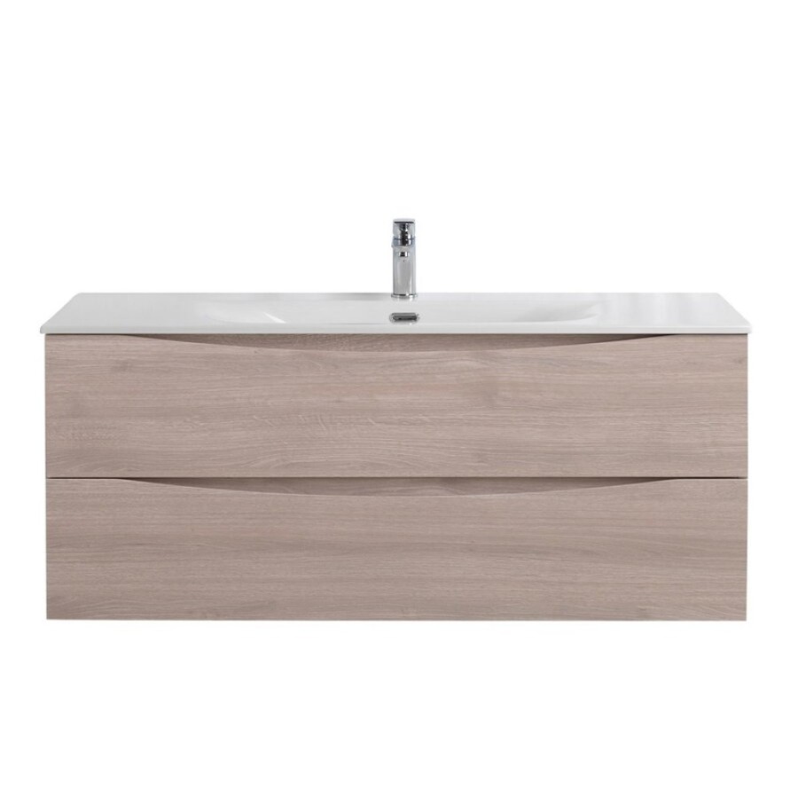 Тумба под раковину BelBagno Marino-Cer-N-1200-2C-SO-RG-P, 120 см, подвесная, Rovere Grigio