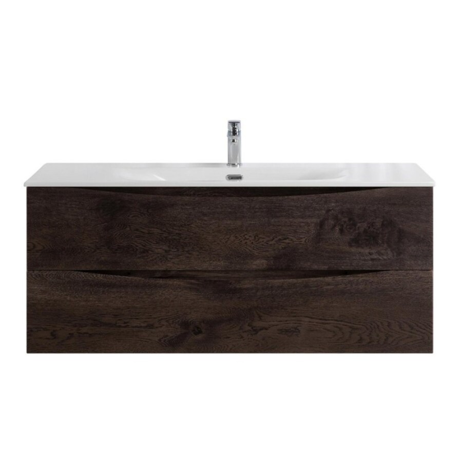 Тумба под раковину BelBagno Marino-Cer-N-1200-2C-SO-RNG-P, 120 см, подвесная, Rovere Nature Grigio