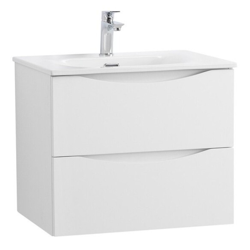 Тумба под раковину BelBagno Marino-Cer-N-600-2C-SO-BO-P, 60 см, подвесная, Bianco Opaco