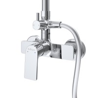 Комплект смесителей BelBagno MARINO-DOCM/LVM-CRM, для ванны и душа, для раковины, хром