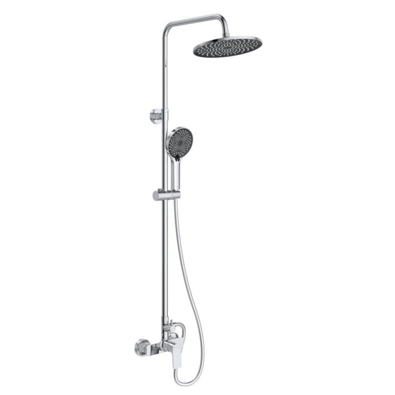 Комплект смесителей BelBagno MARINO-DOCM/LVM-CRM, для ванны и душа, для раковины, хром
