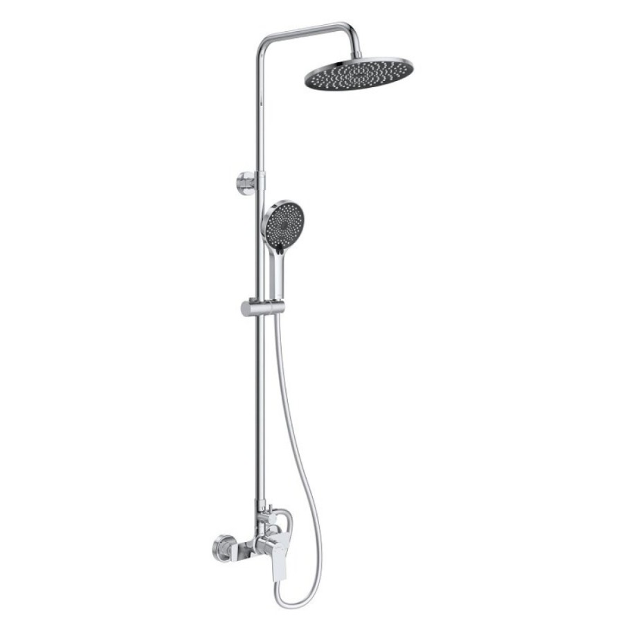 Комплект смесителей BelBagno MARINO-DOCM/LVM-CRM, для ванны и душа, для раковины, хром