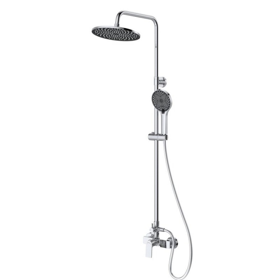 Комплект смесителей BelBagno MARINO-DOCM/LVM-CRM, для ванны и душа, для раковины, хром