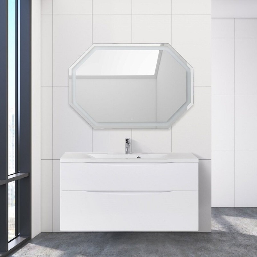 Тумба под раковину BelBagno Marino 120 см, Bianco Lucido - белый глянец, MARINO-H60-1200-2C-SO-BL-P