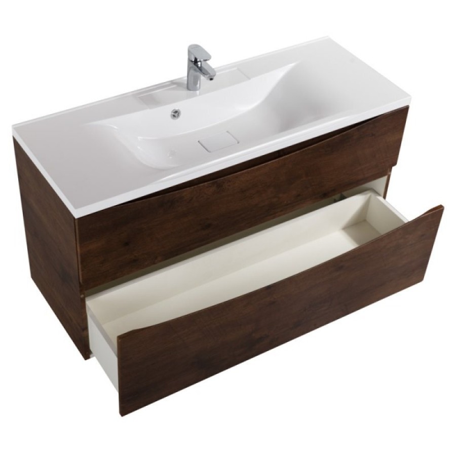 Тумба под раковину BelBagno Marino 120 см, Rovere Moro - коричневый дуб, MARINO-H60-1200-2C-SO-RW-P