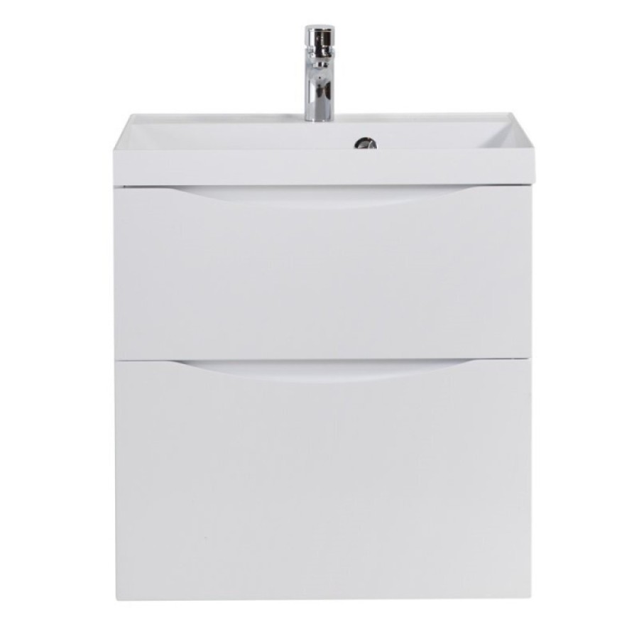 Тумба под раковину BelBagno Marino 70 см, Bianco Lucido - белый глянец, MARINO-H60-700-2C-SO-BL-P