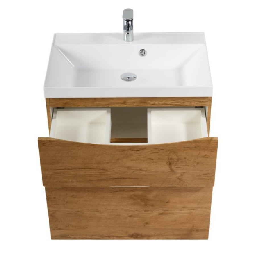 Тумба под раковину BelBagno Marino 70 см, Rovere Nature - натуральный дуб, MARINO-H60-700-2C-SO-RN-P