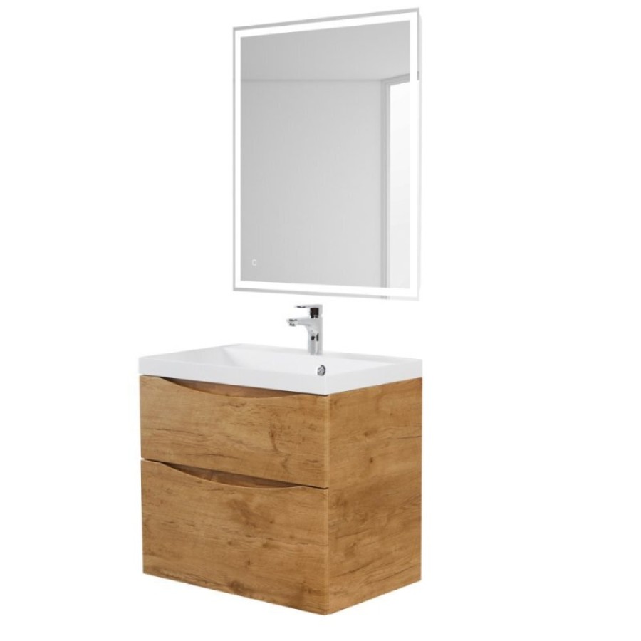 Тумба под раковину BelBagno Marino 90 см, Rovere Nature - натуральный дуб, MARINO-H60-900-2C-SO-RN-P