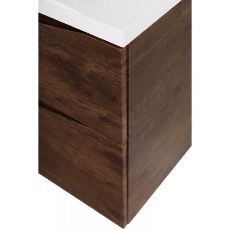 Тумба под раковину BelBagno Marino 90 см, Rovere Moro - коричневый дуб, MARINO-H60-900-2C-SO-RW-P