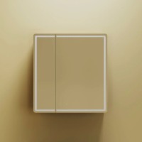 Зеркальный шкаф Sancos Mirror MI70ECH, 70 см, с LED подсветкой и сенсорным выключателем, цвет дуб чарльстон