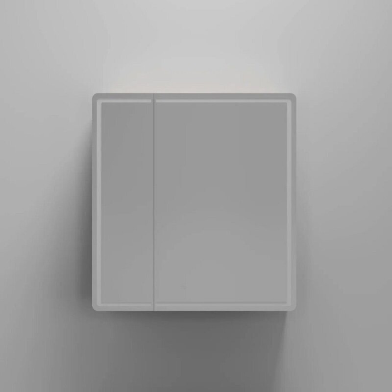 Зеркальный шкаф Sancos Mirror MI70EG, 70 см, с LED подсветкой и сенсорным выключателем, цвет дуб галифакс натуральный