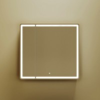 Зеркальный шкаф Sancos Mirror MI80ECH, 80 см, с подсветкой, цвет дуб чарльстон