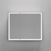 Зеркальный шкаф Sancos Mirror MI90EG, 90 см, с подсветкой, цвет дуб галифакс натуральный