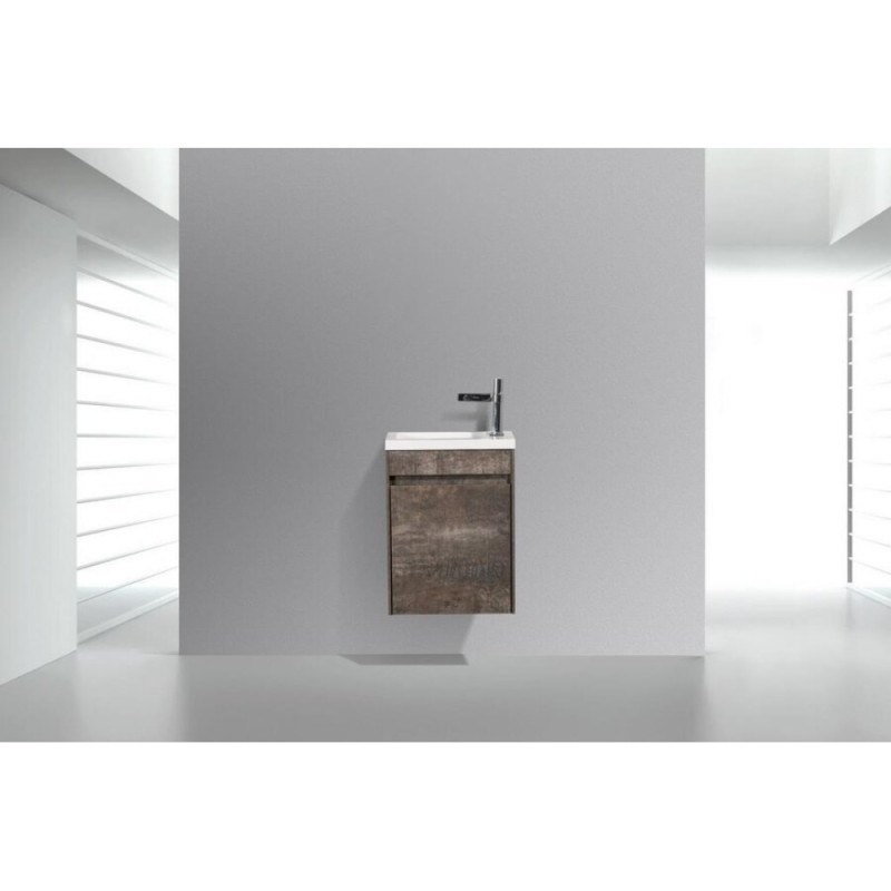 Тумба под раковину BelBagno Pietra Mini PIETRA MINI-400-1A-SO-PT-L/R 40 см, коричневый (Stone)