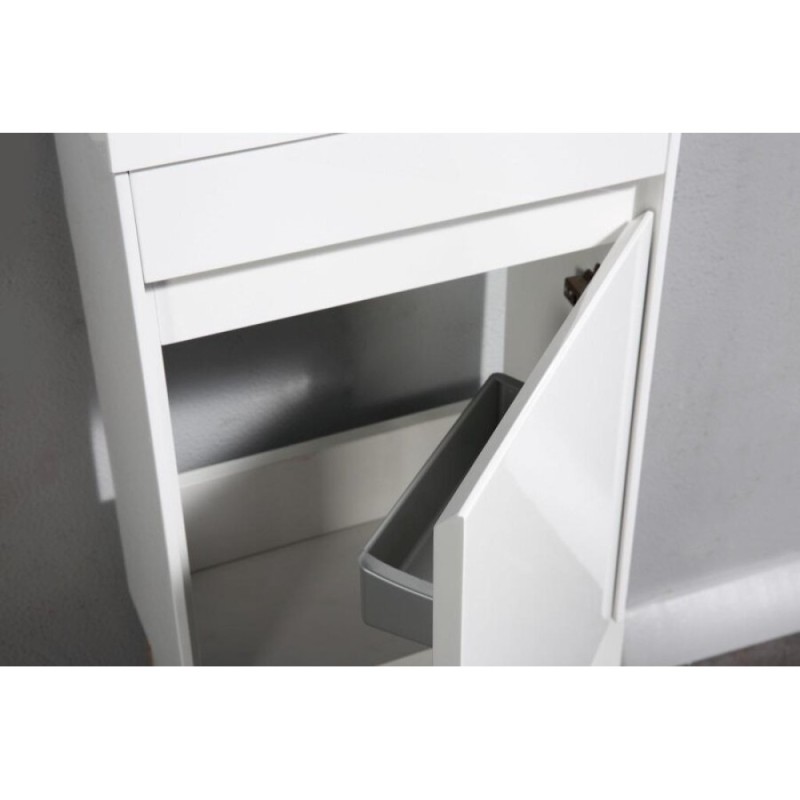 Тумба под раковину BelBagno Pietra Mini PIETRA MINI-460-1A-SO-BL-L/R 46 см, белый глянцевый ( Bianco Lucido)